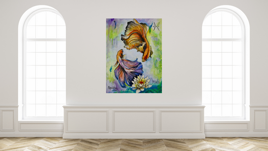 Splashing-into-Creativity-Pisces-Artistry-Meets-Animal-Portraits Marie Spaulding Art